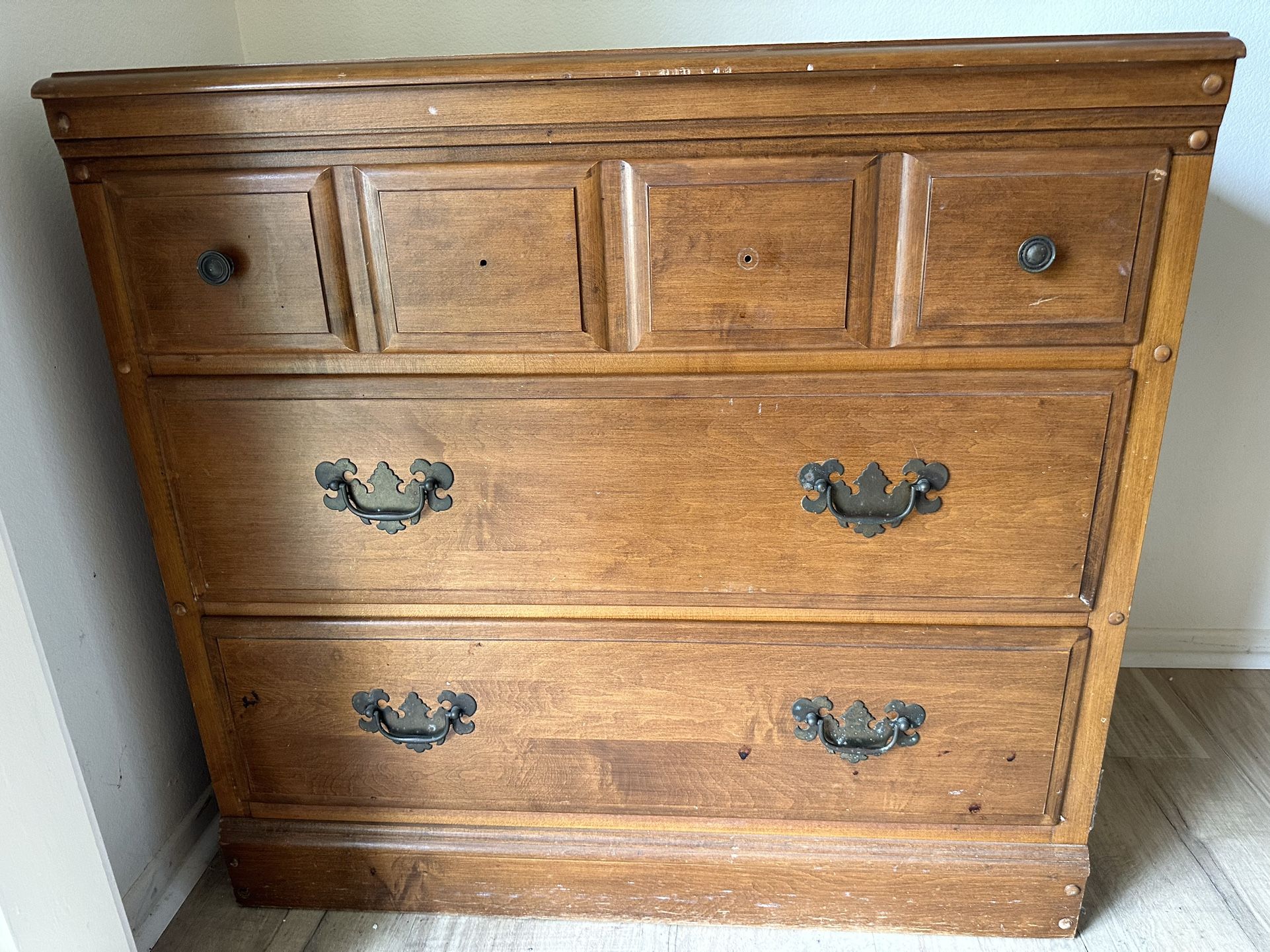 Matching Three Drawer Dresser, And Chest