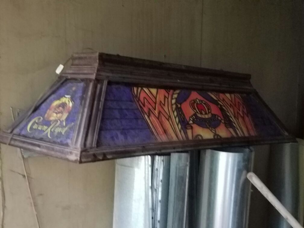 Vintage Crown Royal Pool table light!!! Only $199