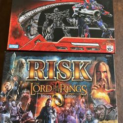 Risk Board games -Lord Of The Rings, Transformers 