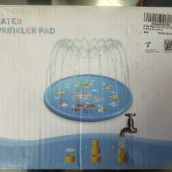 Unopened Sprinkler Pad 