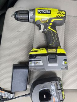 Ryobi One+ with battery and charger