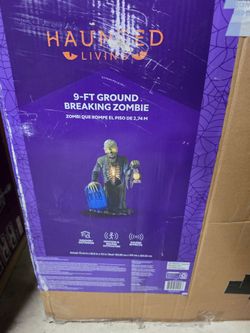 Haunted Living 9-Ft Ground Breaking Zombie