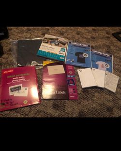 Paper Office Supplies With Lamp