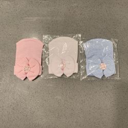 Hand made Baby beanies 