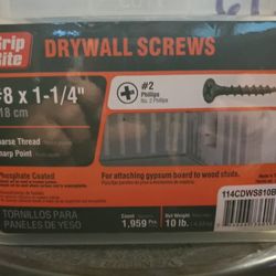 Grip Rite #8 1 1/4 Course Thread Drywall Screws