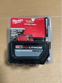 Milwaukee M18 Battery High Output 12.0 New Sealed