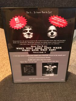 Tenacious D - Wonder Boy Trade Ad RARE Poster Jack Black