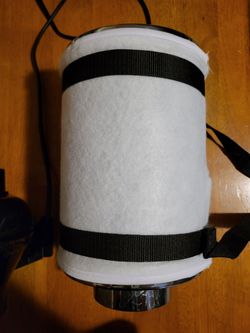 Carbon Air Filter with inline fan