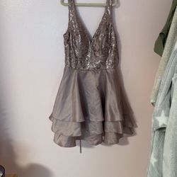 Grayish purple dress