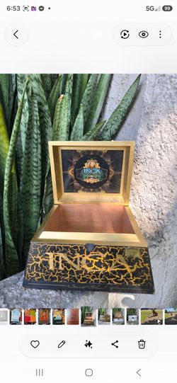 Cigar box. See 2 pics