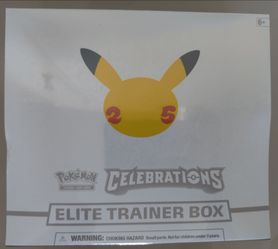 Pokemon 25th Anniversary Celebration Elite Trainer Box w Dent