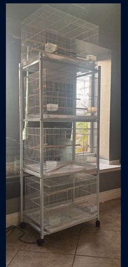 Bird Cages Rolling Stand
