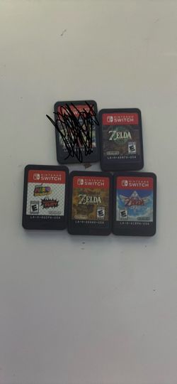 Nintendo Switch Game Cartridges Lot of 5