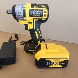21V Brushless Impact Wrench / Drill Kit 🔧 5.0Ah Battery + Charger – Brand New (Not DeWalt)