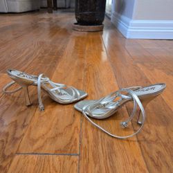 Sam Edelman Leeanne Leather Gold heels