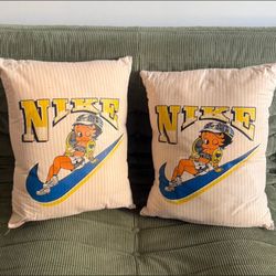 vintage betty boop nike pillows