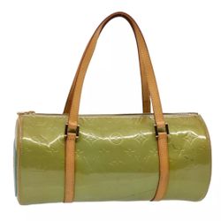 Authentic LOUIS VUITTON Papillon Bedford Monogram Vernis Shoulder Bag