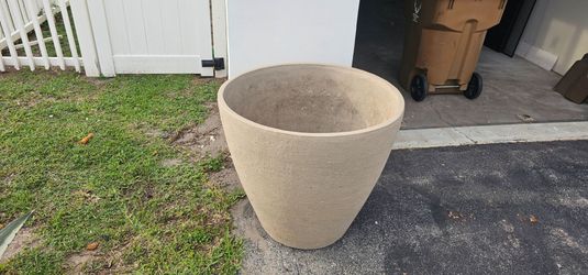 Large Architectural Round Planter – 31" Tall x 34" Wide