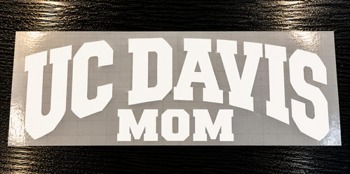 UC Davis Mom & Dad Vinyl Decals – Car & Truck Window Stickers – $4 Each