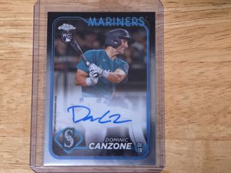 2024 Chrome Dominic Canzone Rookie Auto 5 Hits 3 Homers In One Game