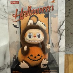 Sitting Pumpkin Labubu 
