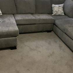 2 Piece Grey Sectional 