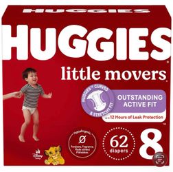 Huggies Little Movers size 8 - 62ct