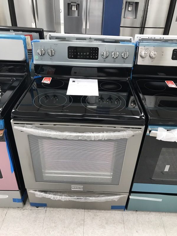 New scratch and dent frigidaire connection stainless steel range 1 year warranty