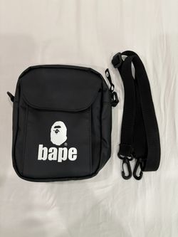 All Black BAPE over The Shoulder Carry Bag