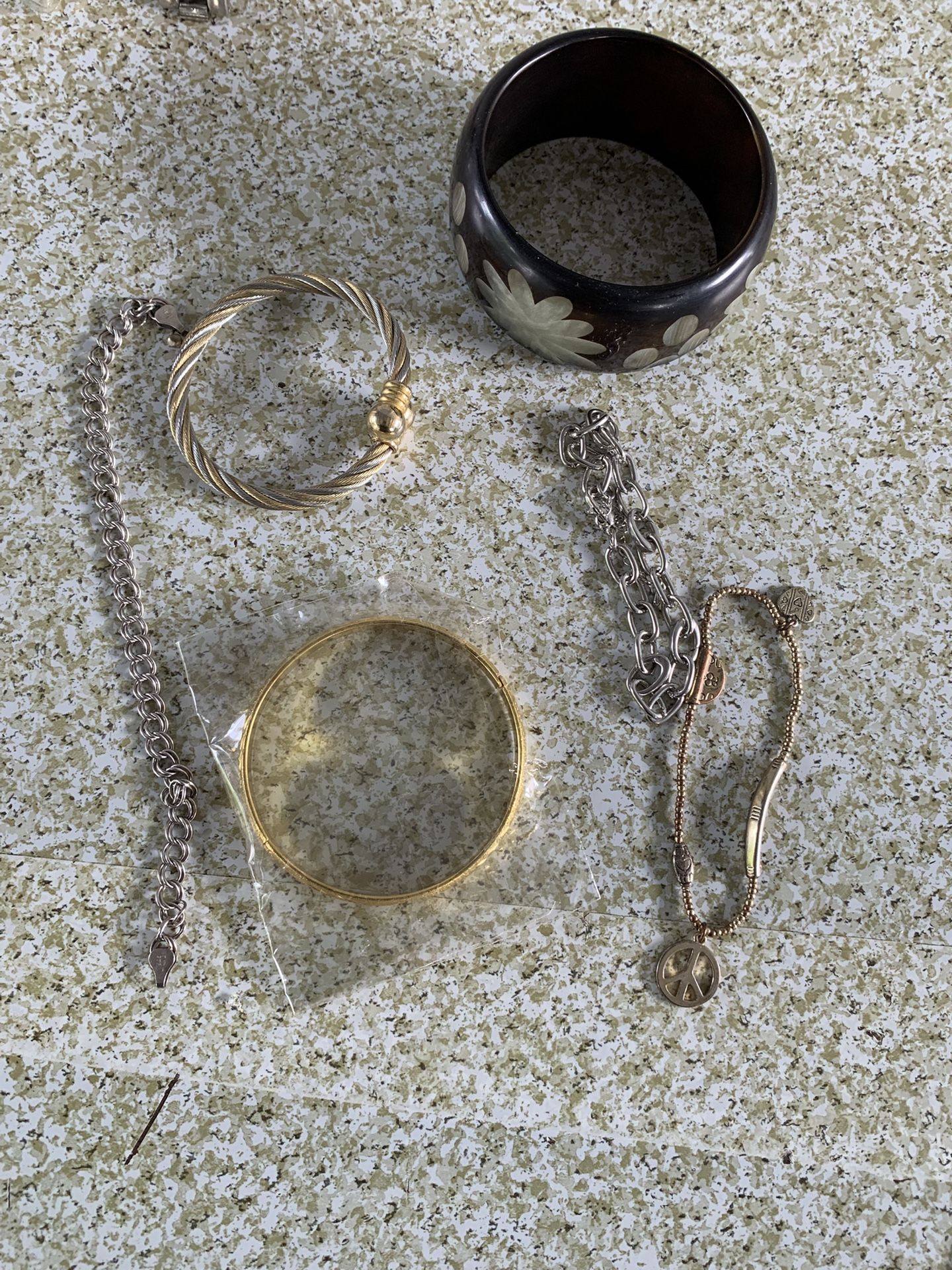 Big Lot Of Silver gold Plated And Some Costume Jewelry .  