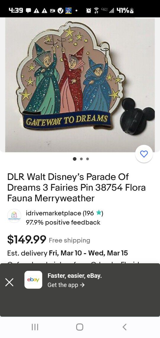 Limited  Edition  Disney  Pin 