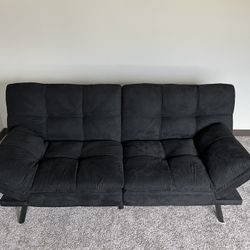 Like New Black Futon