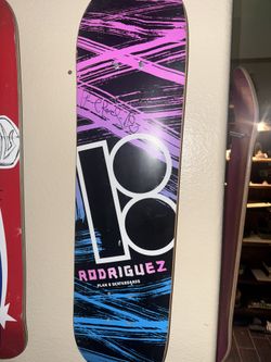 Plan B Autographed Paul Rodriguez Skateboard 