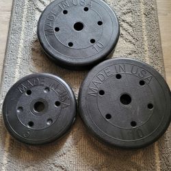 25 lbs Vinyl Covered Bar Weights, Work Out, Exercise,  Weight Lifting  