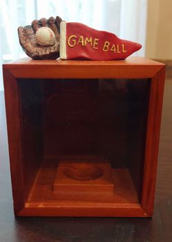 Baseball  wooden display case