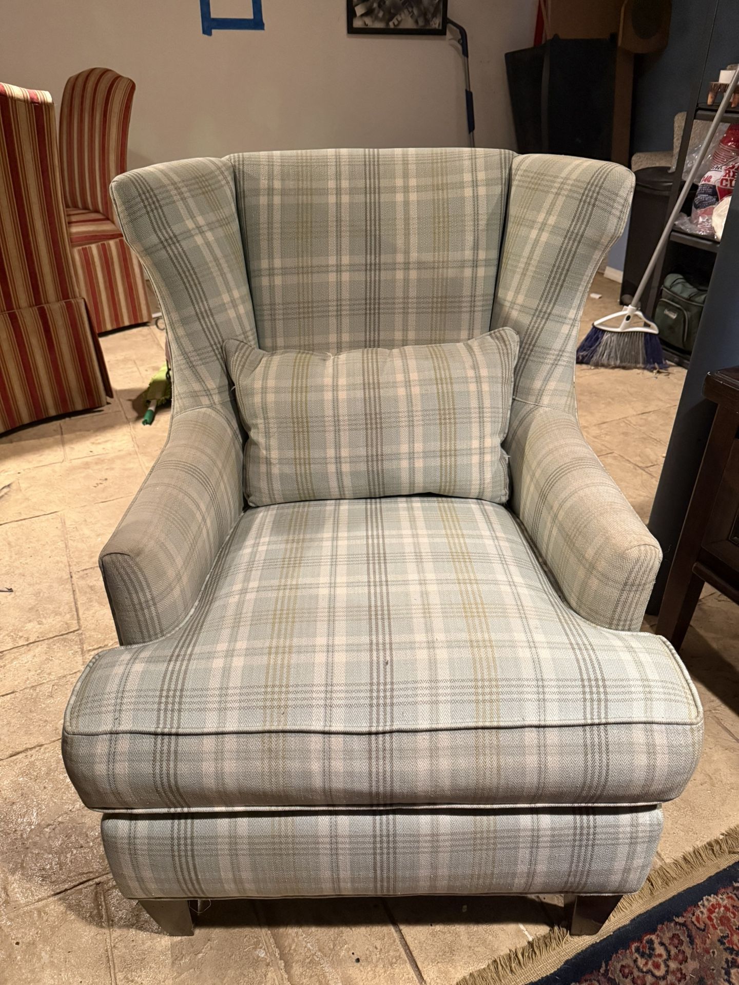 Walter E Smithe Wingback Chair