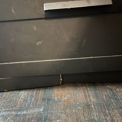 Dark brown 4 drawer dresser
