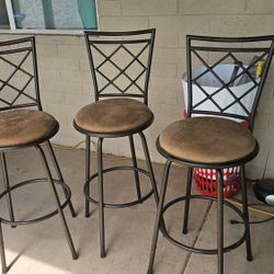 3 Tall Bar Stools