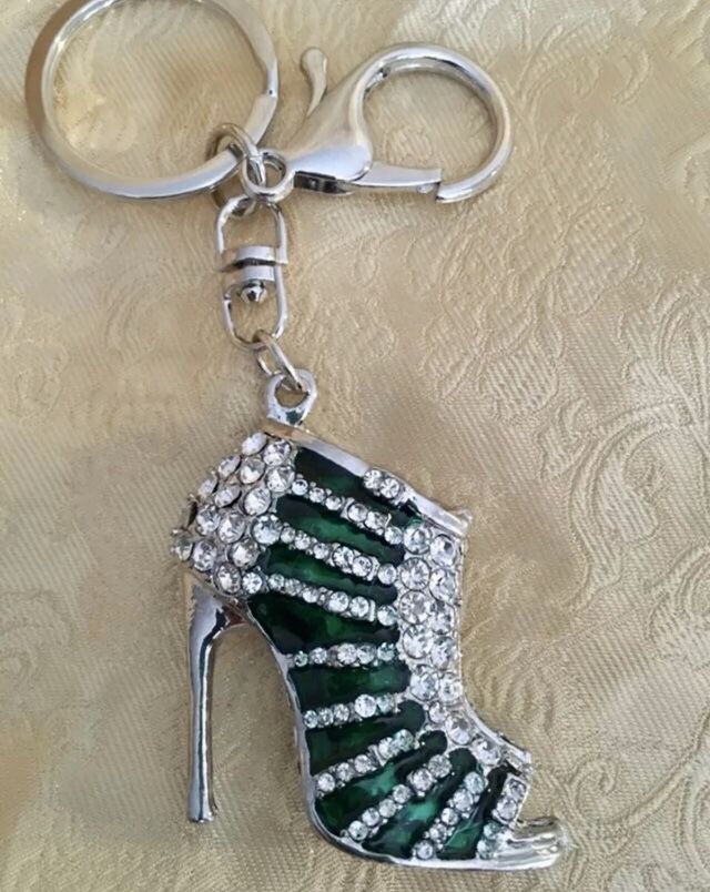 Emerald Green Purse Charm