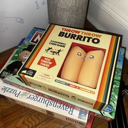 Games - Throw There Burrito, Monopoly, Jigsaw Puzzles