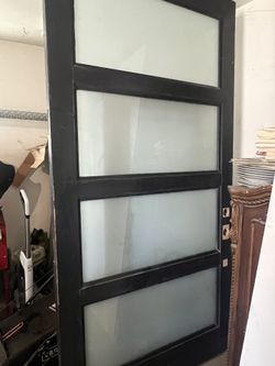 Door With Frosted Glass
