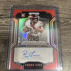 Bhayshul Tuten Rookie draft class auto!