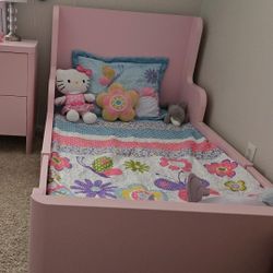Ikea Pink Twin Bed Frame And Mattress