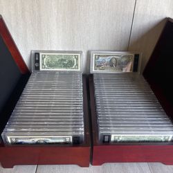 Two Dollar Bill Colorized States Limited Addition Currency Graded Plus 8 Territories Notes