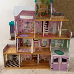 Wood Barbie House 