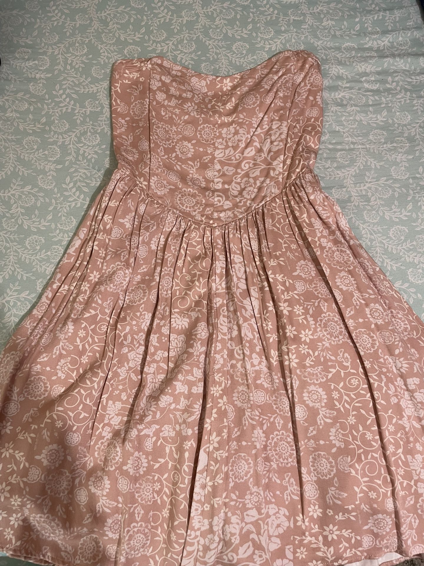Short Pink Corset Dress