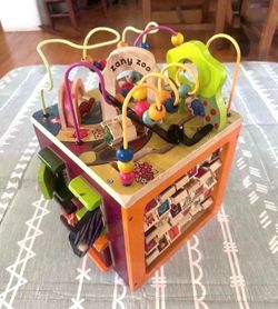Montessori activity cube
