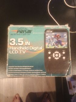 Digital Prism 3.5 Inch Handheld LCD TV