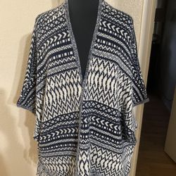 Women Poncho Size S