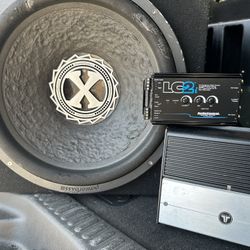 15 Sub Woofer Speaker And Amp 